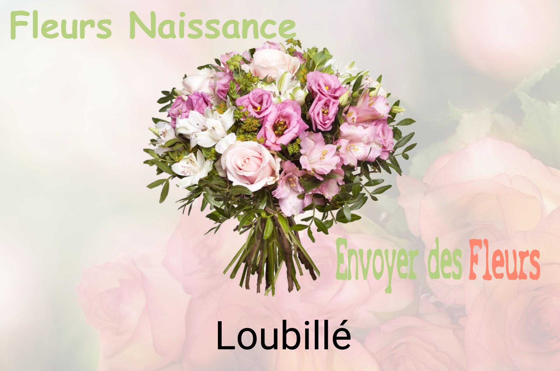 Bouquet de fleurs de naissance livré à Loubillé